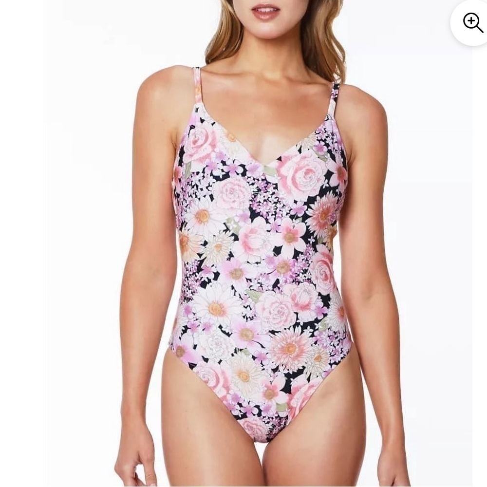 Sanctuary Petal Pusher High Leg One Piece Swimsuit